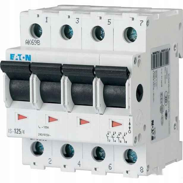 Hlavní spínač IS-40/4 4-pólový 40 A 240/415 V Ac 276273