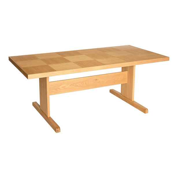Jídelní stůl v dekoru dubu 95x195 cm Skak – Hübsch