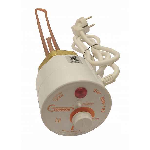 Ohřívač s termostatem Gwarant MW150 1500 W 5/4"