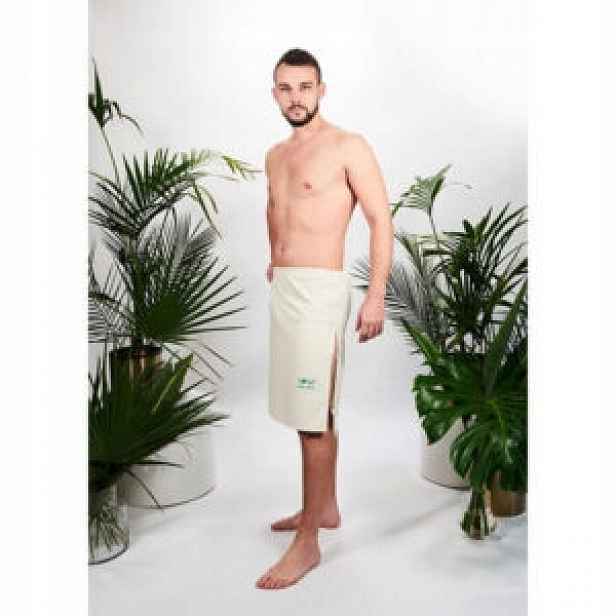 Pánský vázací kilt ze 100% přírodní bavlna Yeye Ecru XL