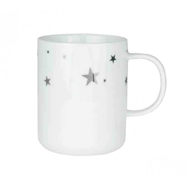 Räder Bílý porcelánový hrnek SILVERSTAR