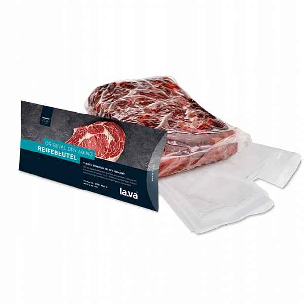 Sáčky na zrání hovězího masa, steaků v domácích podmínkách A-vac 4 ks 30 x 60 cm Lava