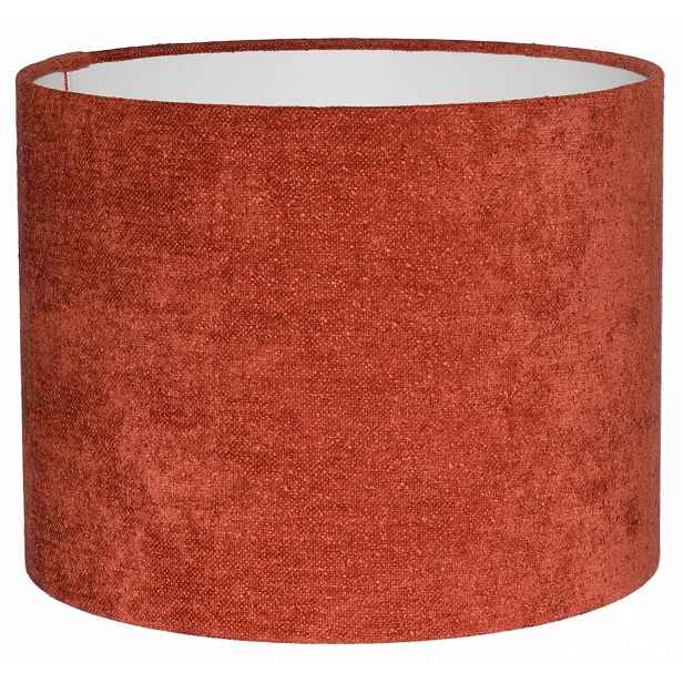 Stínidlo pro závěsnou stojací lampu Válec 25/20 cm E27 Červený Boucle Venosa