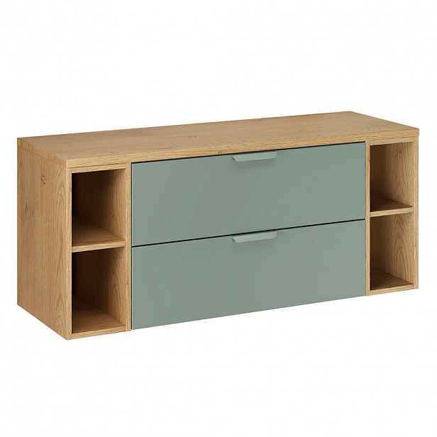 Petits-meubles SKŘÍŇKA POD UMYVADLO 120.6cm Oria Zelená
