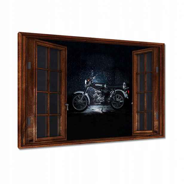 Obrazy 120x80 Simson S51 Čtyřrychlostní Simsonek, čtyřka dvojs