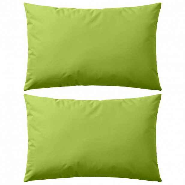 vidaXL Venkovní polštáře 2 ks 60x40 cm jablkově zelená