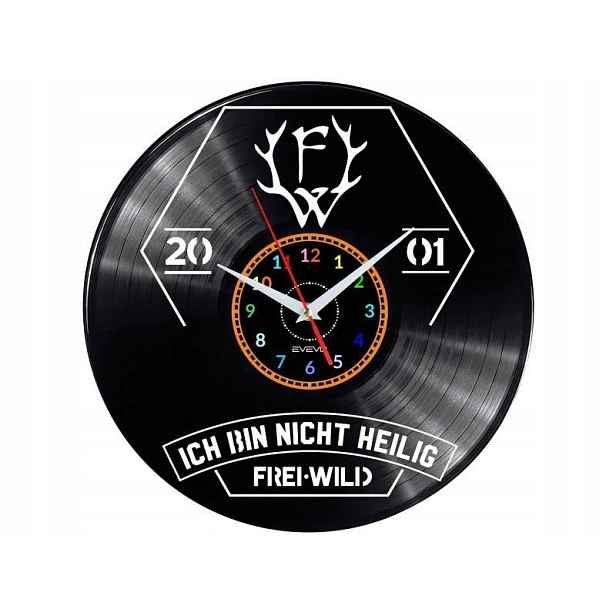 Frei Wild Dárek Originální dekorace do domu Hodiny z vinylové desky