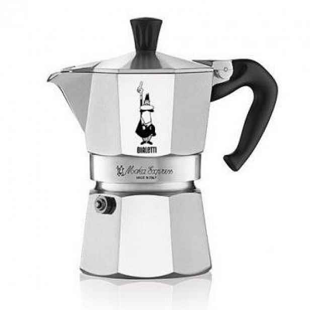 Bialetti Moka Express 3, stříbrná