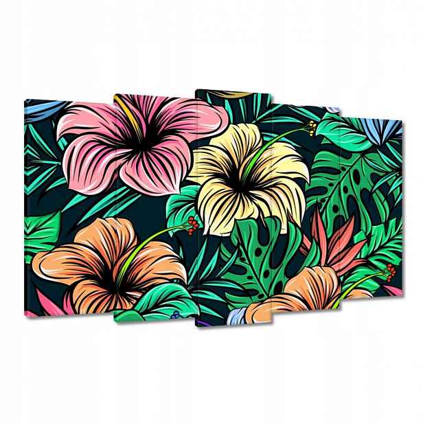 Obrazy 100x60 Monstera Zelený list