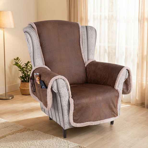 Luxusní přehoz na křeslo s BERÁNKEM