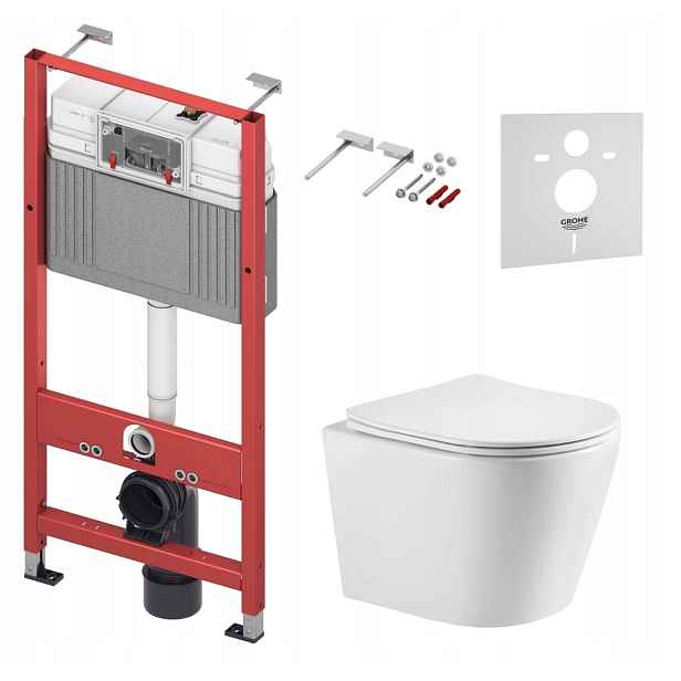 Podomítkový Wc set Tece Base s mísou Wc Imprese Tornado