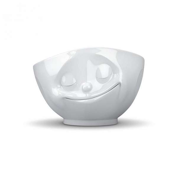 Bílá porcelánová šťastná miska 58products