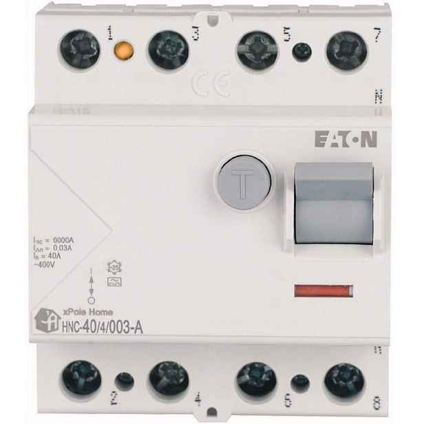 Eaton Proudový Spínač 40A 4P 4 M 30 M A 6KA