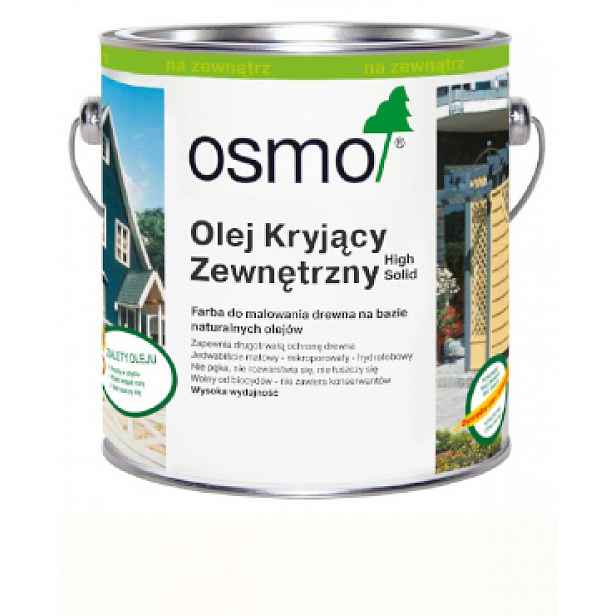 Osmo 2101 0,75L Vnější krycí olej na dřevo Bílý