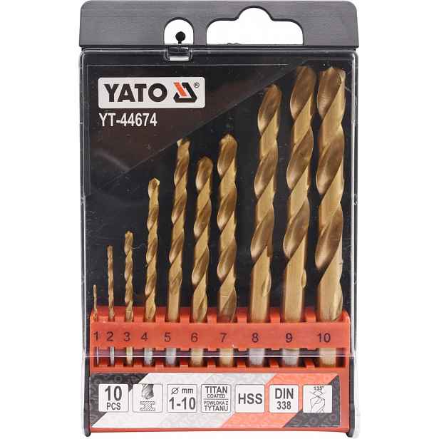 Sada Vrtáků Pro Met.hss-tin 1-10 Yato YT-44674