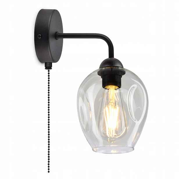 Stěnová lampa Nástěnné svítidlo Vypínač Stínidlo Transparentní