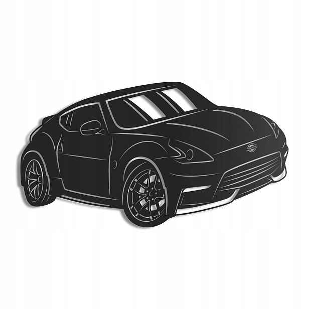 Dřevěný 3D obraz Nissan 370Z Nástěnná Dekorace Dárek XL
