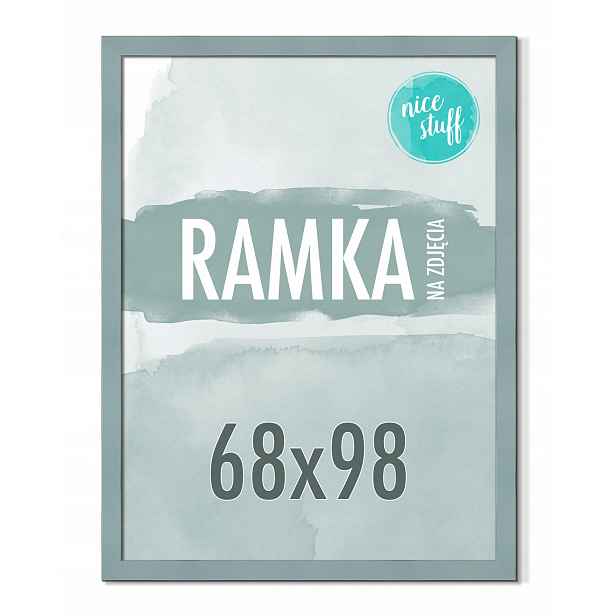 Rámeček 68x98 Rámeček Na Fotografie 98x68 Plakát Rámečky na fotografie Šedo-modré