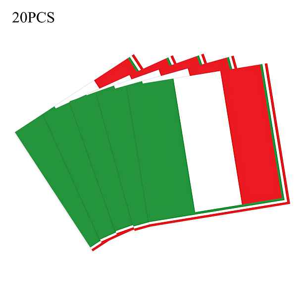 TEMU Balení 20 ks italských párty ubrousků, ubrousky s italskou vlajkou, párty potřeby, sváteční dekorace, vhodné pro různé párty příležitosti na