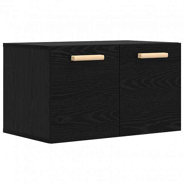 vidaXL Nástěnná skříňka Černý dub 60 x 36,5 x 35 cm Kompozitní dřevo