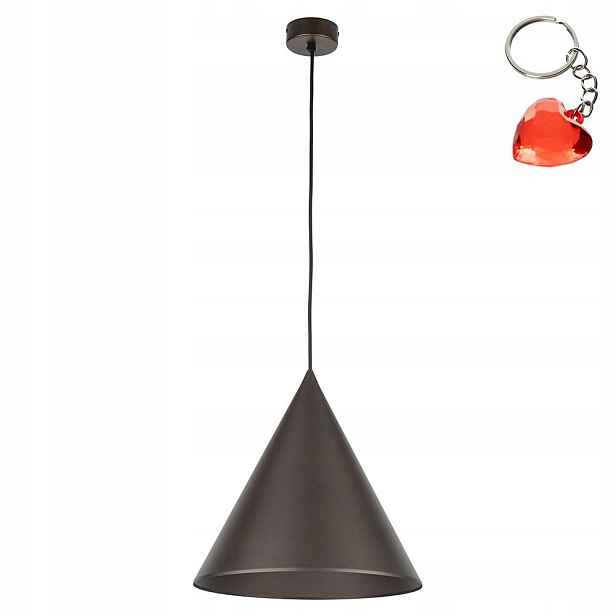 Závěsný Led stropní lustr Cono Bronzový E27 Regulovatelný 32 cm Tk Lighting