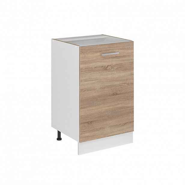 Vicco SPODNÍ SKŘÍŇKA KUCHYŇSKÉ LINKY R-Line, Sonoma/Bílá, 50 cm bez pracovní desky
