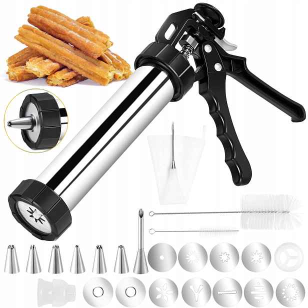 Sada Pistolí Na Vytlačování Krémových Sušenek Dekorator Trezírovací Pistole