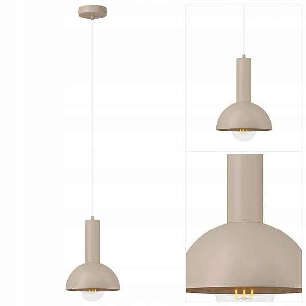 Červená závěsná lampa Vitrum moderní do obývacího pokoje s rozptýleným leskem Sigma