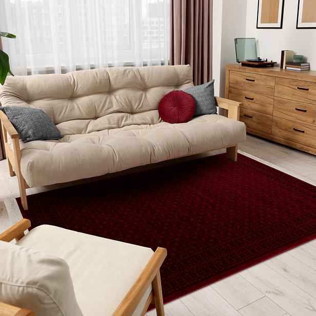 Kusový koberec Orient 2958 vínový, 250x350, červená, kancelář, Dywany Łuszczów