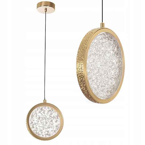 Lampa G089-1CP Zlatá Transparentní