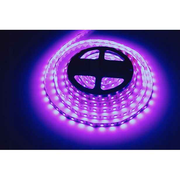 Led páska 12V Uv fialová 5 m Smd 5050 IP65