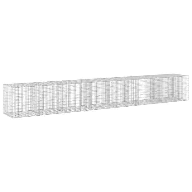 vidaXL Gabion s drátem 3,5 mm a síťkou 5x10 cm 750x100x100 cm