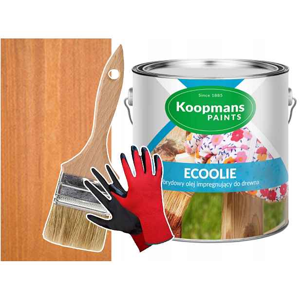 Olej na terasu Koopmans Ecoolie oranžový 2,5 l