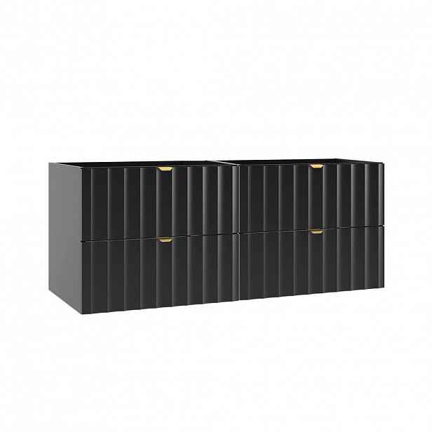 Petits-meubles SKŘÍŇKA POD UMYVADLO 120cm Lexa Černá