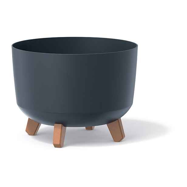 Prosperplast Květináč Gracyeen III antracitový, varianta 20 cm
