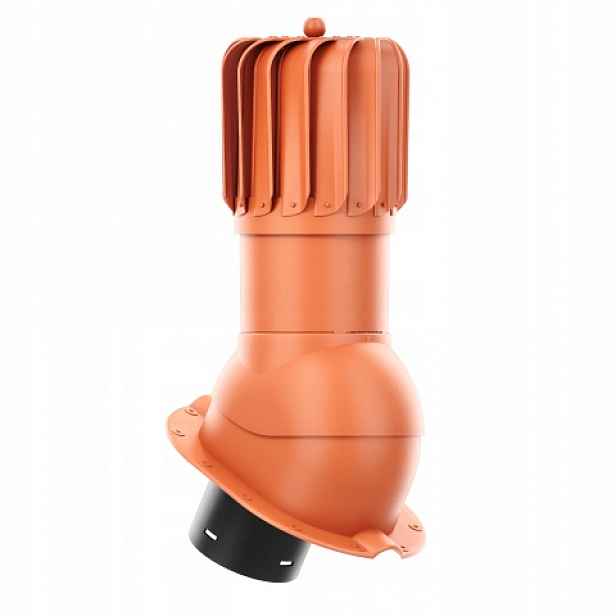 Rotační krb Rotoline pro plechovou střešní krytinu M fi 150 mm podlouhlý cihlový
