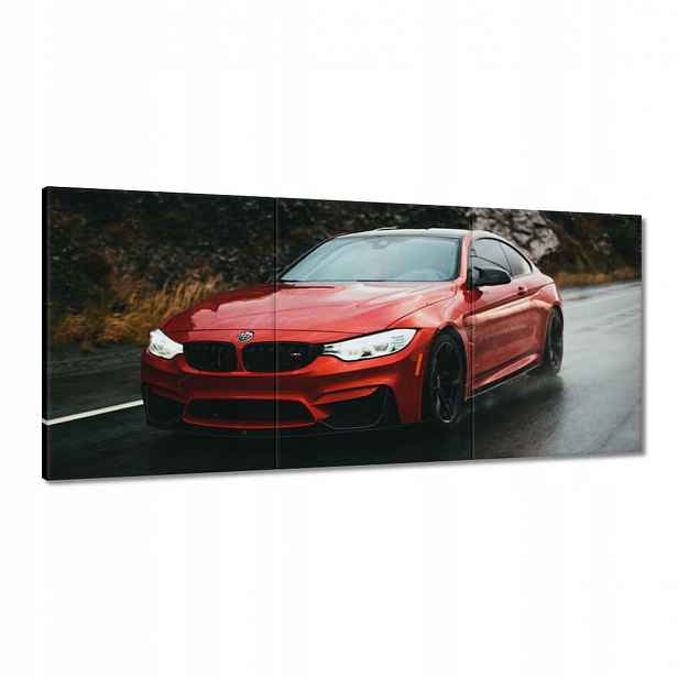 Obrazy 150x70 Červené Bmw Auto