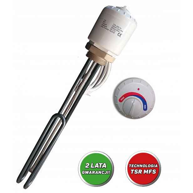 Ohřívač Inox pro bojler 3000W 5/4 Nerezová Ocel