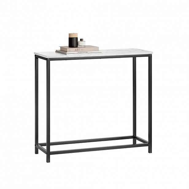 SoBuy KONZOLOVÝ STOLEK DO PŘEDSÍNĚ s 1 policí Bílá 80x30x75cm Moderní