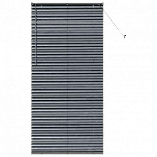 vidaXL Venet školní žaluzie Tmavě šedá 220 x 105 cm 25 mm Hliník