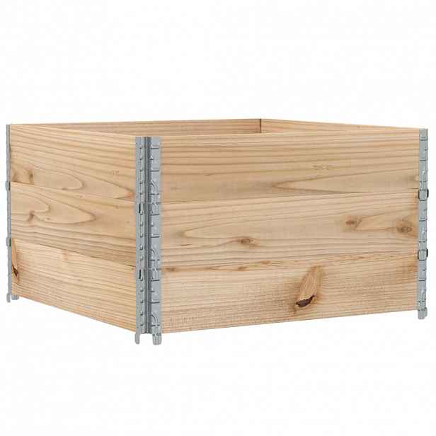 vidaXL Paletové nástavce 3 ks 100 x 100 cm masivní borové dřevo