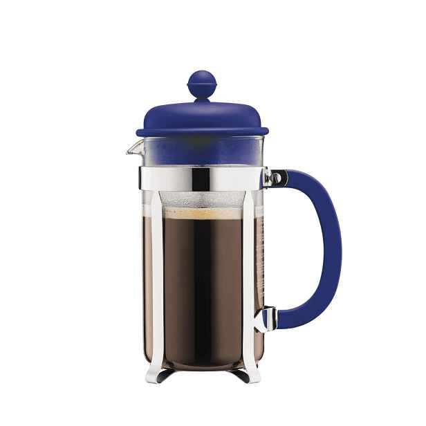 French press Bodum Caffettiera 1 l modrý kobaltový kávovar