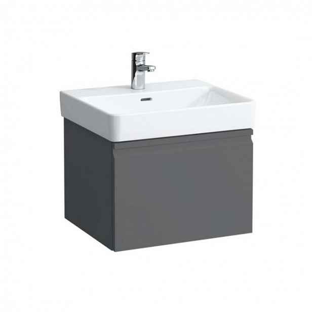 Laufen Pro S - Umyvadlová skříňka, 55x37x39 cm, 1 zásuvka, grafit mat H4830320954801