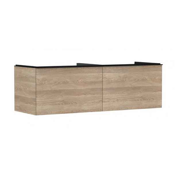 Skříňka pod umyvadlo pod desku Hansgrohe Xelu Q 156x49,5x55 cm přírodní dub 54072670