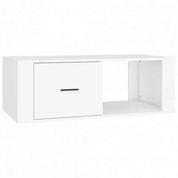 vidaXL Konferenční stolek bílý 100 x 50,5 x 35 cm kompozitní dřevo