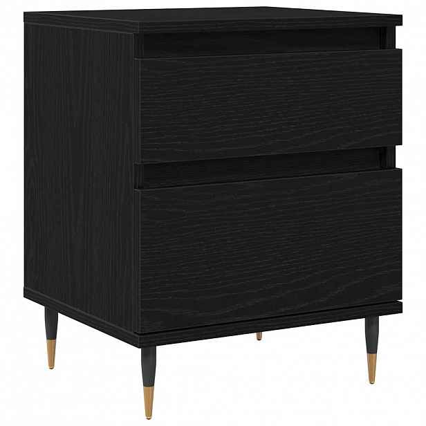vidaXL Noční skříňka Černý dub 40 x 35 x 50 cm Kompozitní dřevo