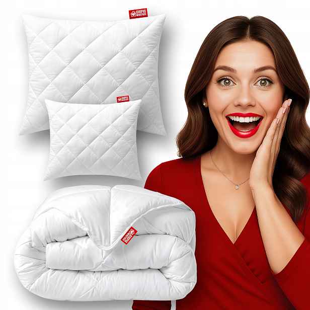 Set Přikrývka 140x200 Polštář 70x80 Antialergický Jasiek Pl Komplet