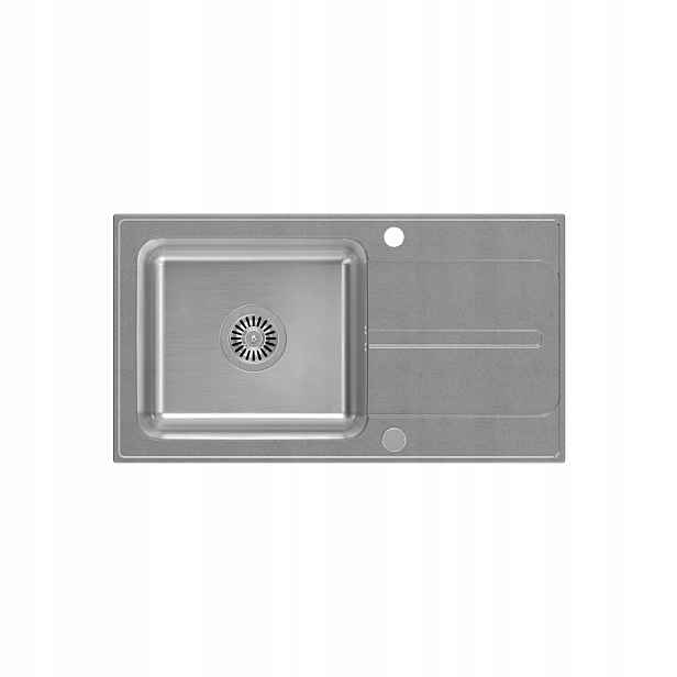Quadron Dřez Ralph 111 Dřez dřez Fusion Šedá Ocel 78x43 cm