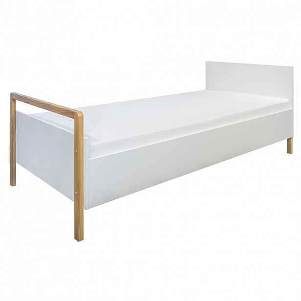 RAUMHIRSCH FURNITURE DĚTSKÁ POSTEL Viktor bez zásuvky a matrace, bílá 180/80