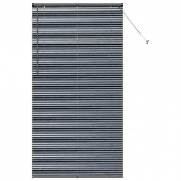vidaXL Venet školní žaluzie Tmavě šedá 220 x 120 cm 25 mm Hliník